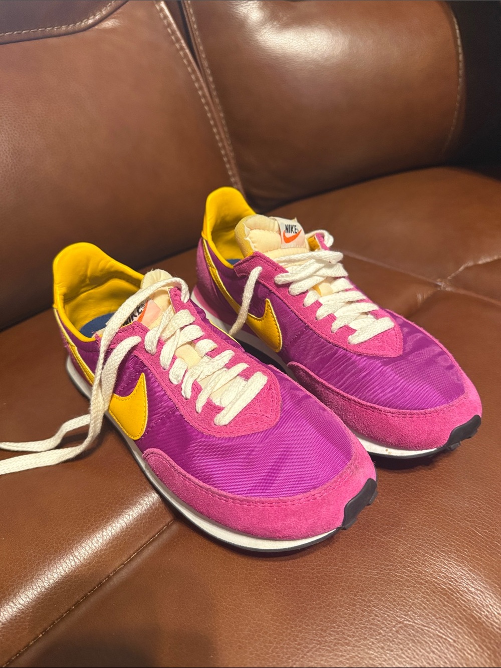 Nike Sneakers - Blue and Yellow Interior